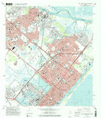 Port Arthur North 1993 topographic map thumbnail
