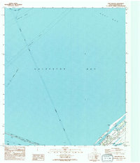 Port Bolivar 1994 topographic map thumbnail