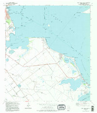 Port Lavaca East 1995 topographic map thumbnail