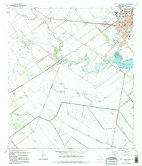 Port Lavaca West 1995 topographic map thumbnail