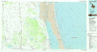 Port Mansfield 1985 topographic map thumbnail