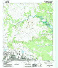 Post Oak Mountain 1994 topographic map thumbnail