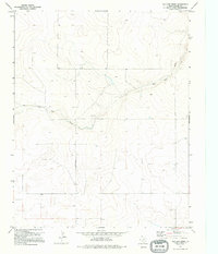 Red Cow Draw 1973 topographic map thumbnail