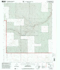 Red Cow Draw 1998 topographic map thumbnail