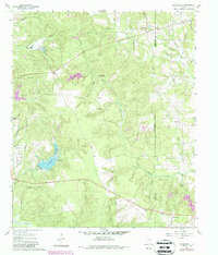 Rhonesboro 1960 topographic map thumbnail