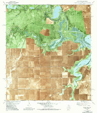 Rincon Bend 1979 topographic map thumbnail