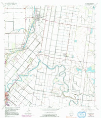 Rio Hondo 1956 topographic map thumbnail