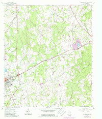 Rockdale East 1961 topographic map preview
