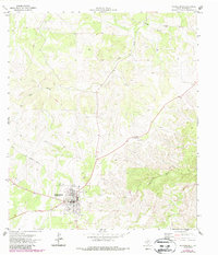 Rocksprings 1971 topographic map thumbnail