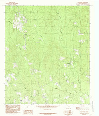 Roganville 1984 topographic map thumbnail