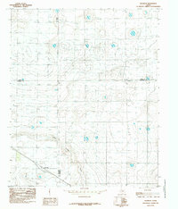 Roundup 1985 topographic map thumbnail