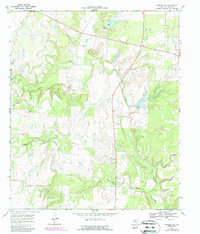Rowden NW 1968 topographic map thumbnail