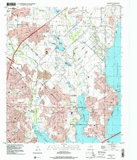 Rowlett 1995 topographic map thumbnail