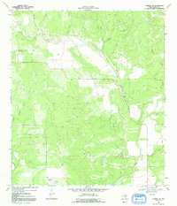 Sabinal NE 1969 topographic map thumbnail