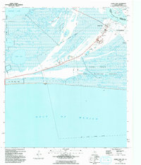 Sabine Pass 1993 topographic map thumbnail