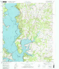 Saline Bay 1973 topographic map thumbnail