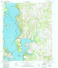 Saline Bay 1973 topographic map thumbnail