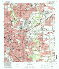 San Antonio East 1992 topographic map thumbnail