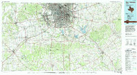 San Antonio topographic map thumbnail