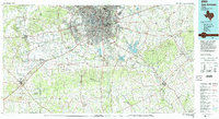 San Antonio 1985 topographic map thumbnail