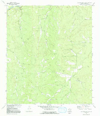 San Augustine Draw 1970 topographic map preview