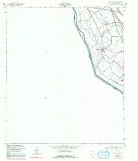 San Elizario 1955 topographic map thumbnail