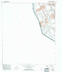 San Elizario 1955 topographic map thumbnail