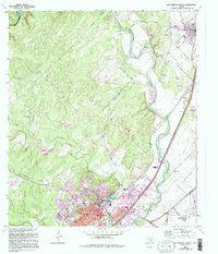 San Marcos North 1964 topographic map thumbnail