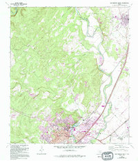 San Marcos North 1964 topographic map thumbnail
