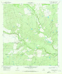 San Miguel Ranch 1969 topographic map thumbnail