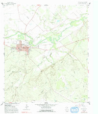 San Saba 1959 topographic map thumbnail