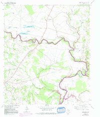 Sand Ridge 1964 topographic map thumbnail