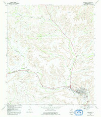 Sanderson 1969 topographic map preview