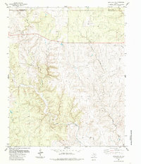 Estelline NE 1984 topographic map thumbnail
