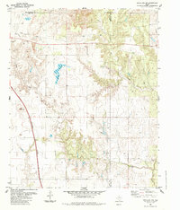 Estelline NW 1984 topographic map thumbnail