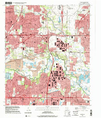 Euless 1995 topographic map thumbnail
