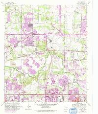 Euless 1959 topographic map preview