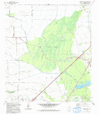 Fannett West 1993 topographic map thumbnail