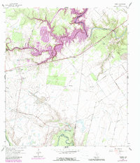 Fannin 1962 topographic map thumbnail