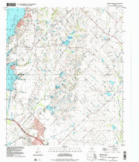 Forney North 1995 topographic map thumbnail