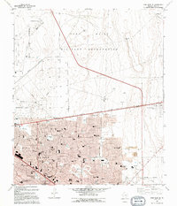 Fort Bliss SE 1994 topographic map thumbnail