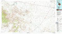 Fort Davis 1985 topographic map thumbnail