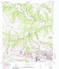Fort Hood 1957 topographic map thumbnail