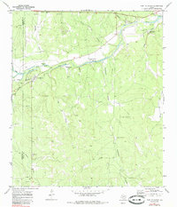 Fort McKavett 1970 topographic map thumbnail