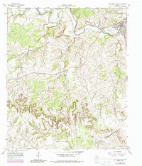 Glen Rose West 1966 topographic map thumbnail