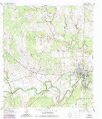 Goliad 1962 topographic map thumbnail