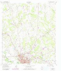 Gonzales North 1962 topographic map thumbnail