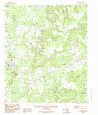 Gordon 1984 topographic map thumbnail