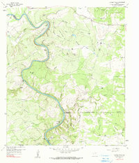 Gorman Falls 1959 topographic map thumbnail