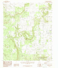 Graford West 1984 topographic map thumbnail